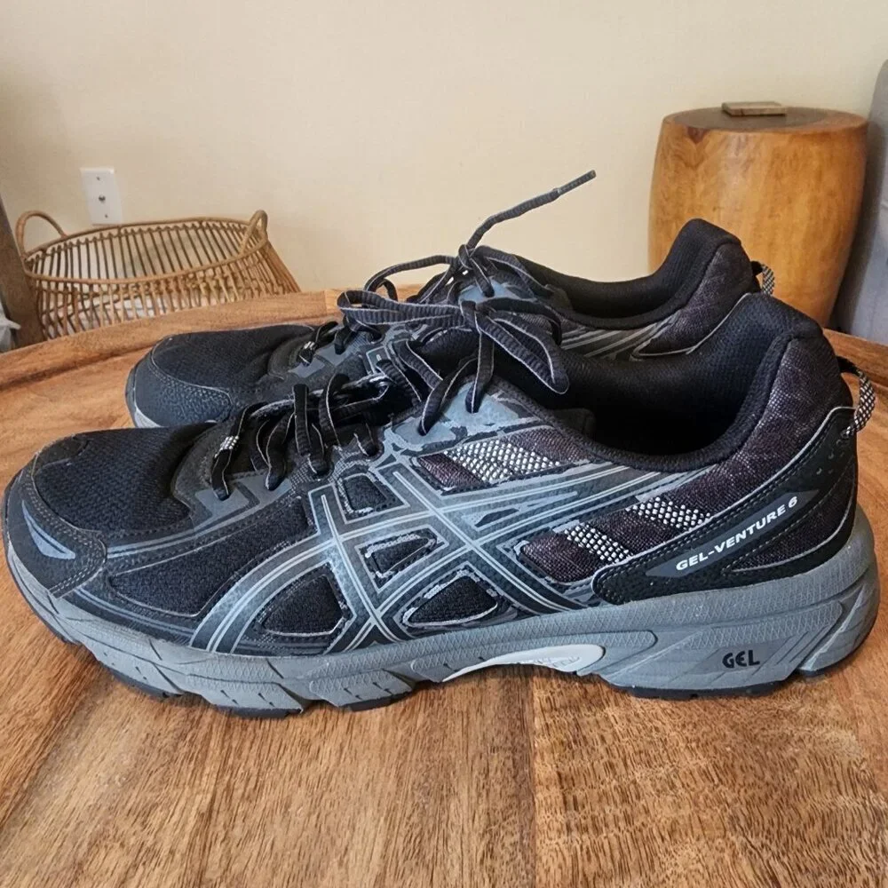 Asics Gel Venture 6 Trail Running Shoes Mens Size 15 - Picture 5 of 11